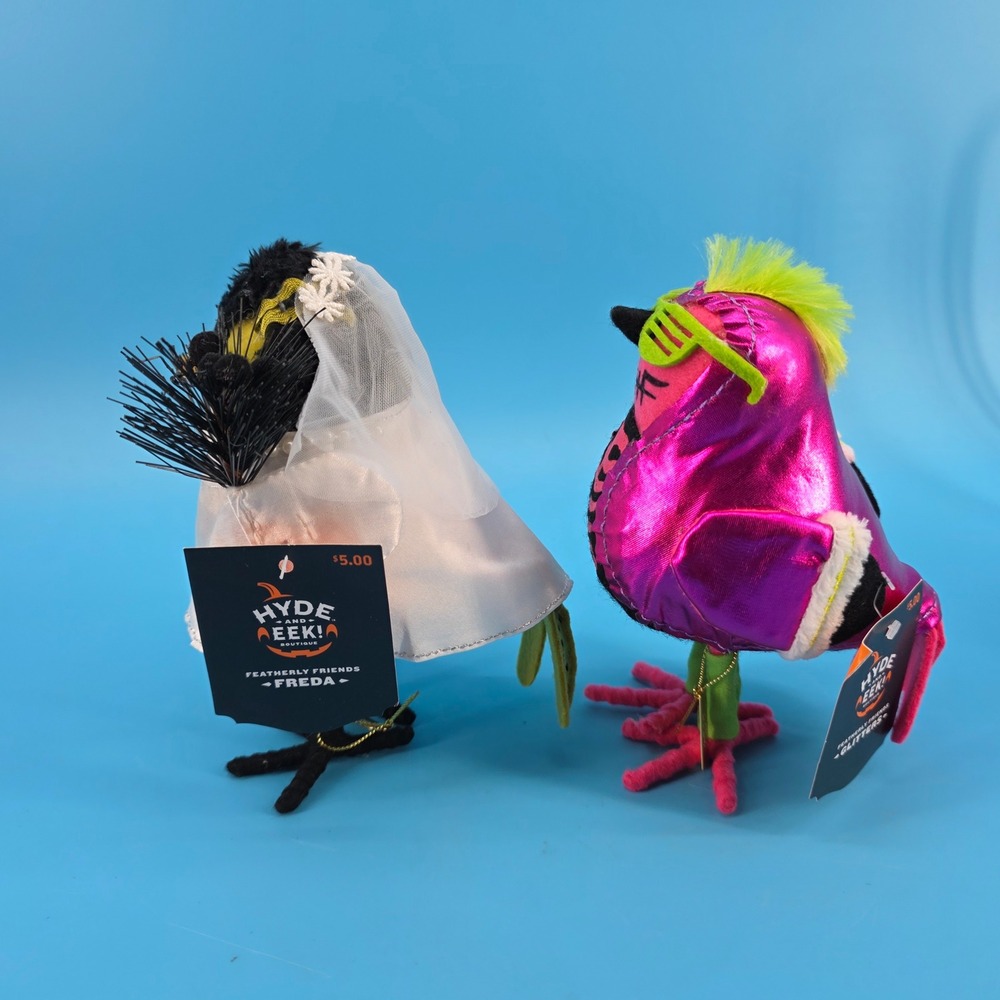 Hyde & EEK 2023 Halloween Birds Freda Bride and 2024 Glitters Skeleton - Picture 4 of 13